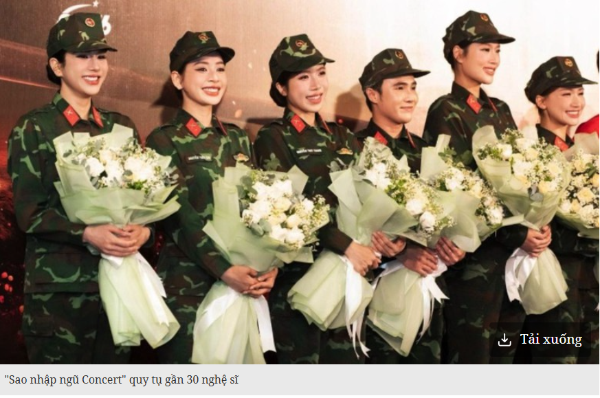 Viettel khơi dậy tự hào dân tộc qua “Sao nhập ngũ Concert”