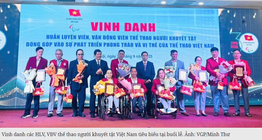 Ủy ban Paralympic Việt Nam: 30 năm đồng hành cùng thể thao người khuyết tật