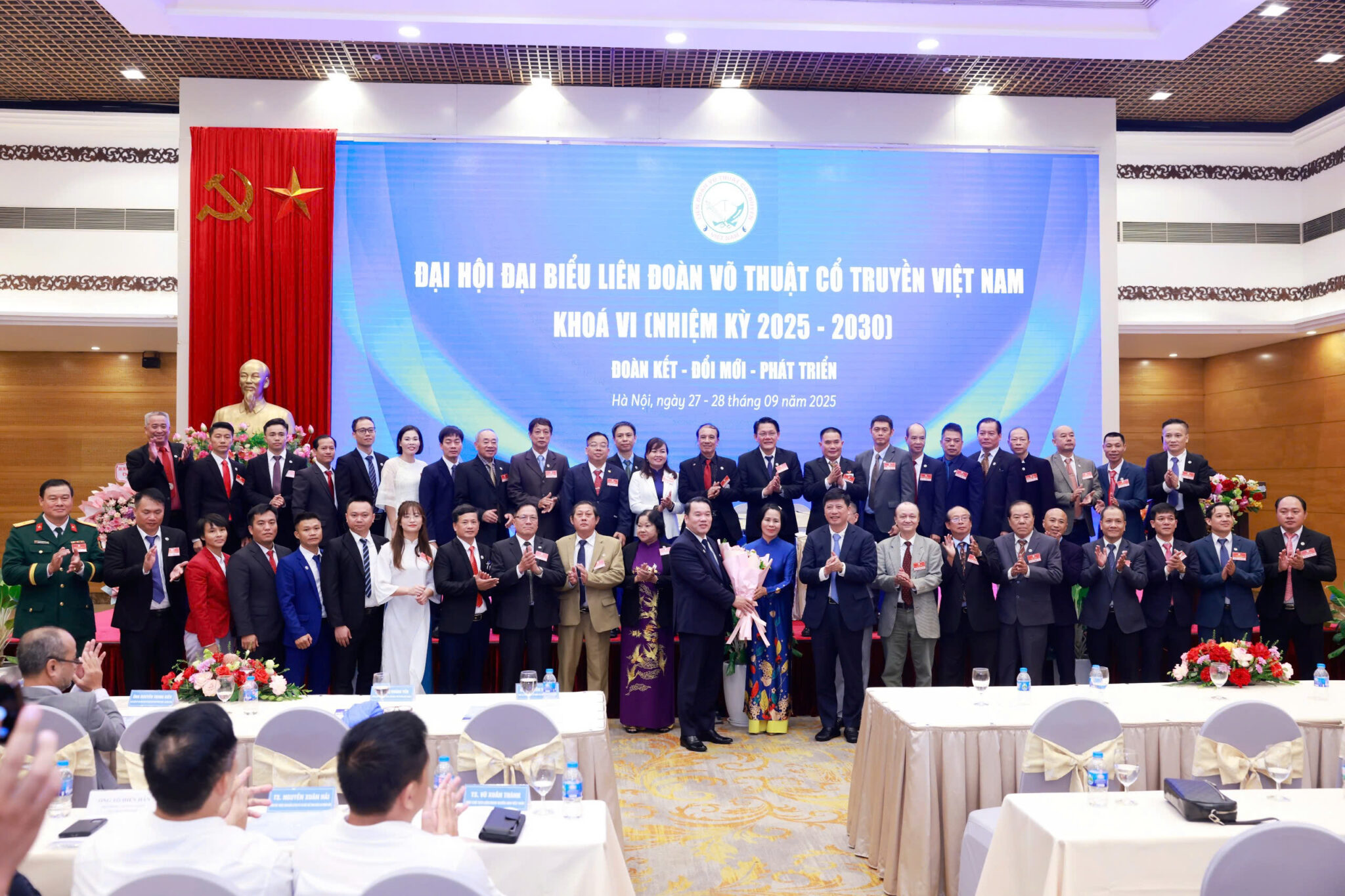 Đại hội đại biểu Liên đoàn Võ thuật cổ truyền Việt Nam khoá VI nhiệm kỳ 2025-2030