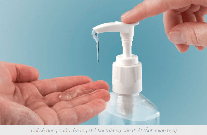 Nước rửa tay khô có an toàn cho da tay?