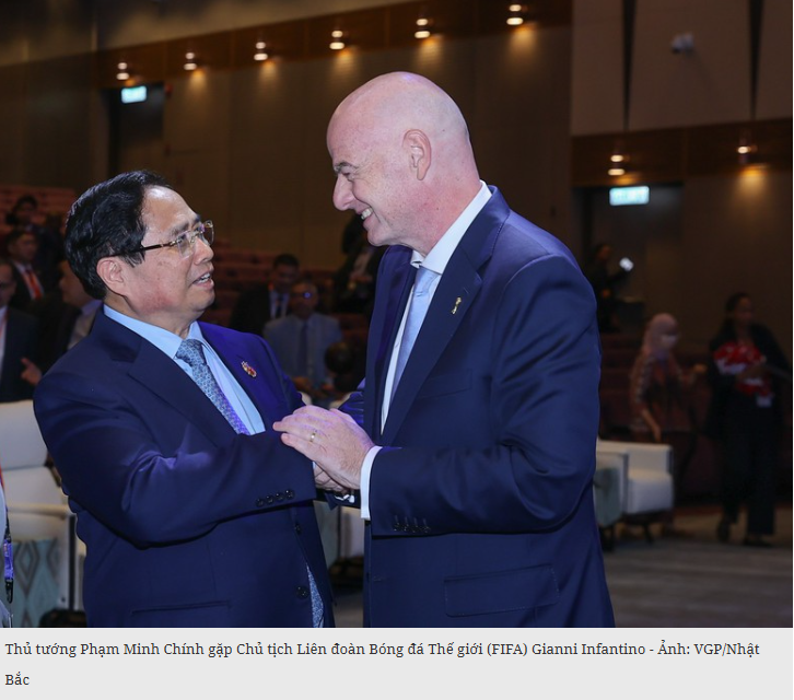 Chủ tịch FIFA muốn xây dựng Học viện Bóng đá FIFA tại Việt Nam