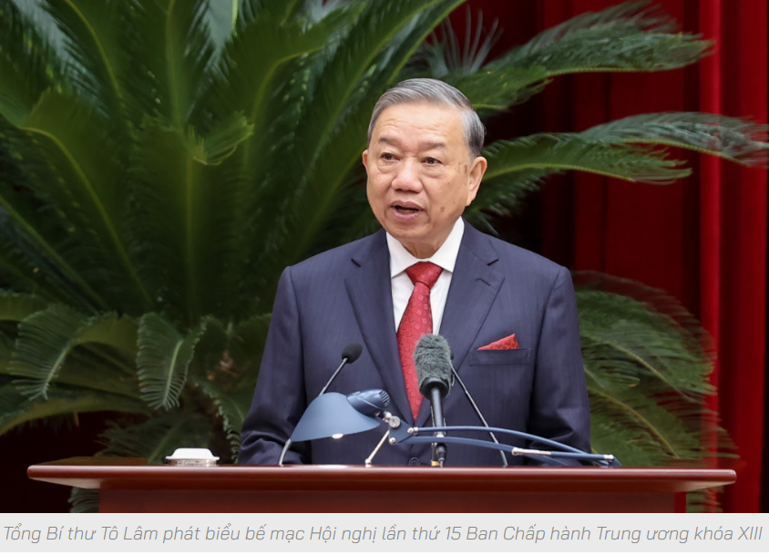 Toàn văn: Bế mạc Hội nghị lần thứ 15 Ban Chấp hành Trung ương Đảng khóa XIII của Tổng Bí thư Tô Lâm