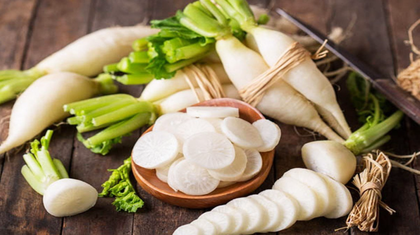 Bài thuốc chữa bệnh từ củ cải trắng