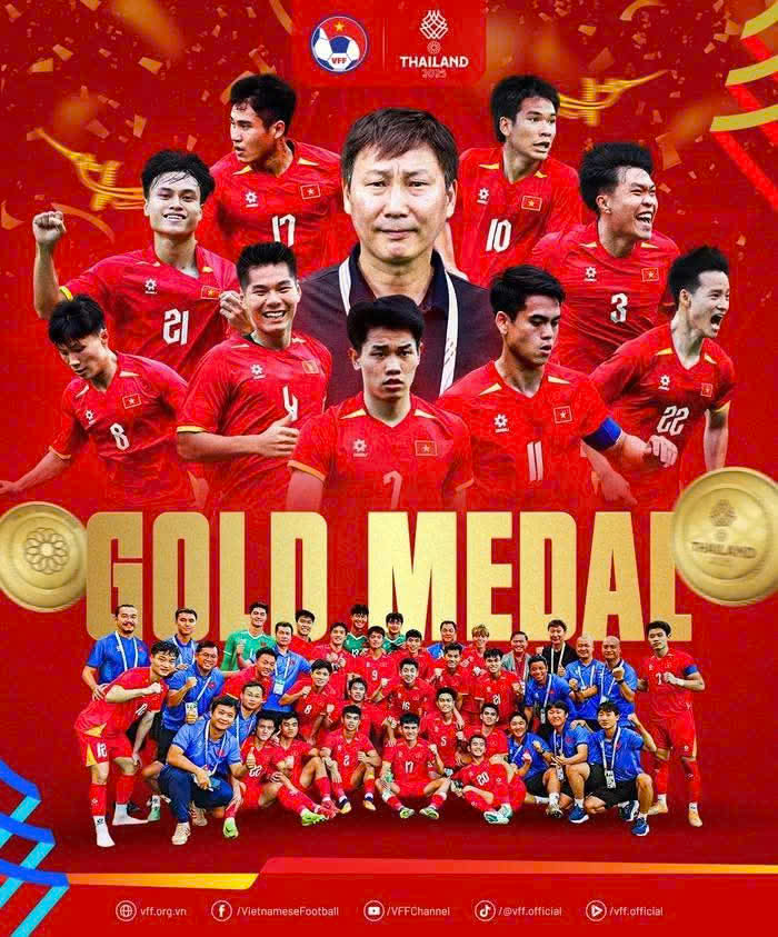 Thủ tướng gửi thư chúc mừng Đội tuyển bóng đá nam U22 và Đội tuyển nữ Futsal quốc gia Việt Nam giành Huy chương Vàng SEA Games 33