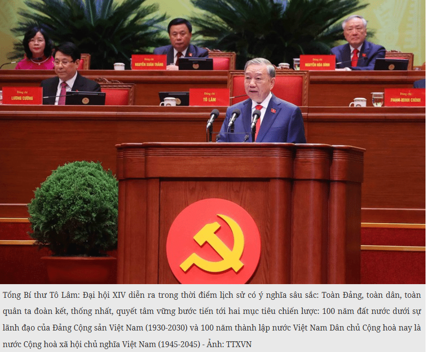 Khai mạc Đại hội XIV: Tổng Bí thư Tô Lâm trình bày Báo cáo về các văn kiện trình Đại hội XIV Đảng Cộng sản Việt Nam