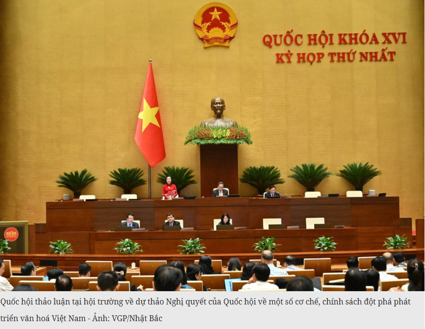 Quốc hội bàn cơ chế đột phá phát triển văn hóa: Đề xuất Ngày Văn hóa Việt Nam 24/11, thí điểm quỹ đầu tư mạo hiểm