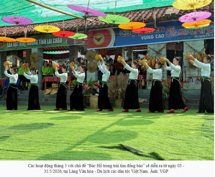 Đa dạng sắc màu văn hóa tháng 5 ‘Bác Hồ trong trái tim đồng bào’