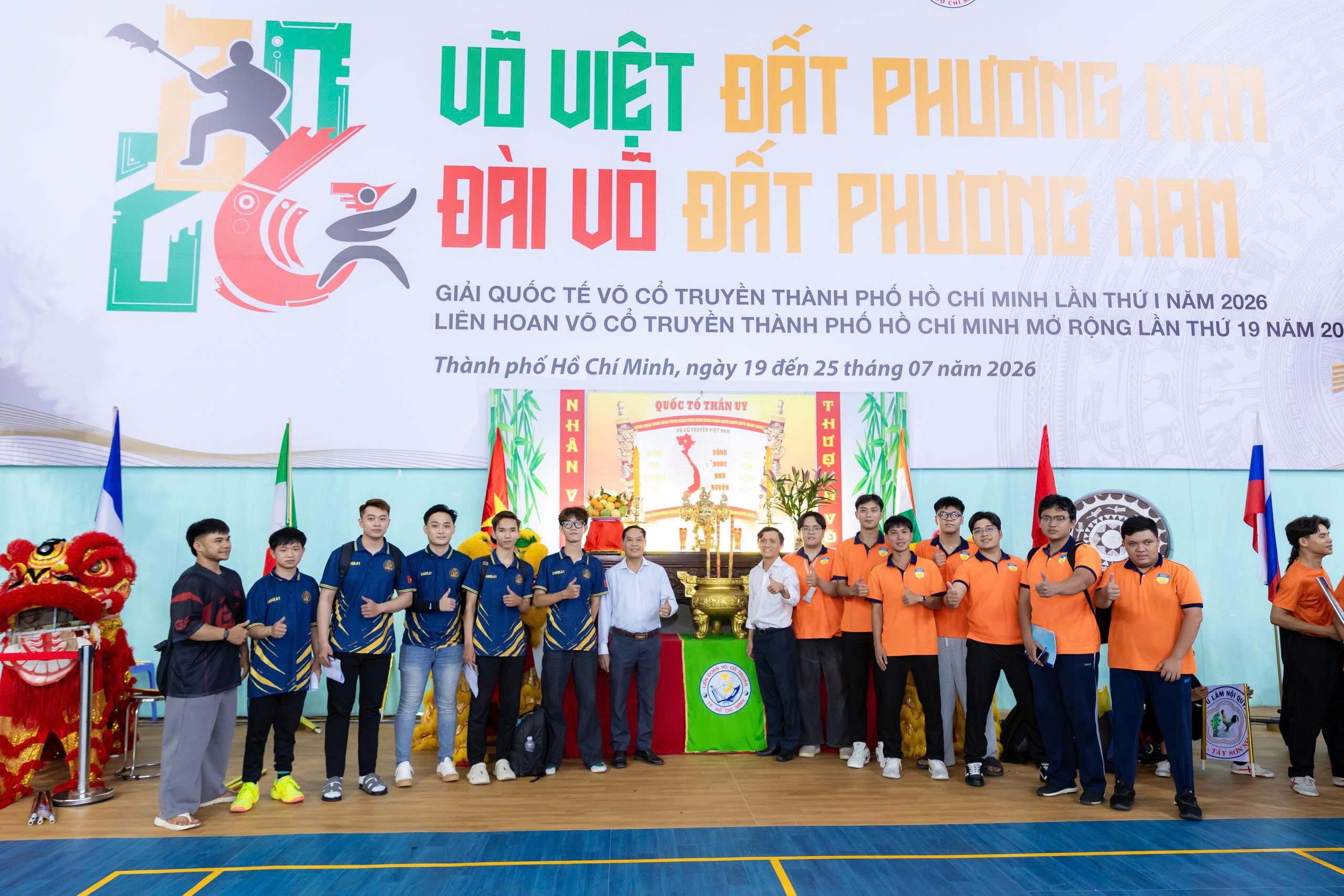 Từ giảng đường ra thực tiễn: Sinh viên HUTECH kiến tập tại Giải Quốc tế Võ cổ truyền TP.HCM