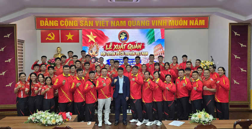 Lan tỏa tinh hoa Võ cổ truyền Việt Nam tại Italia 2026