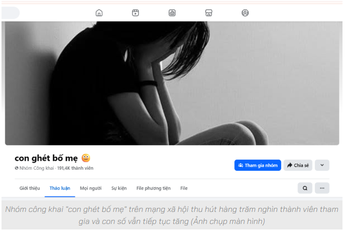 Hội nhóm “con ghét bố mẹ”: Khi trẻ chưa được lắng nghe